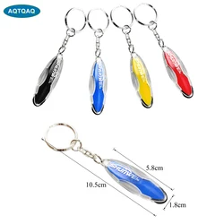 AQTQAQ 1Pcs Multi Colors Anti-Static Keychain Car Body Static Eliminator Discharger Key Ring Car Interior
