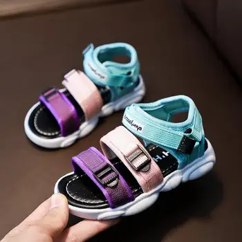 

Summer 2020 Baby boys Girls shoes England Infant Toddler sandals children's non-slip sandals Kids Beach shoes