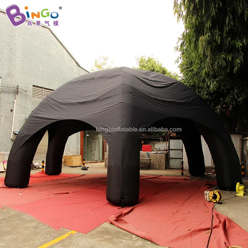 Прочный 10x5mH надувной шестиногий Черный тент для события/многоцелевой надувной Паук Игрушка палатки