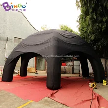 Прочный 10x5mH надувной шестиногий Черный тент для события/многоцелевой надувной Паук Игрушка палатки