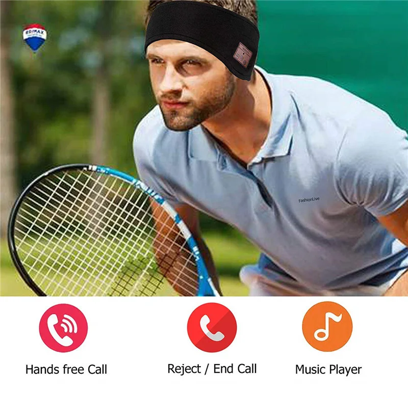 Bluetooth MP3 головная повязка беспроводные наушники гарнитура наушники музыка стерео Пот Группа для спорта на открытом воздухе