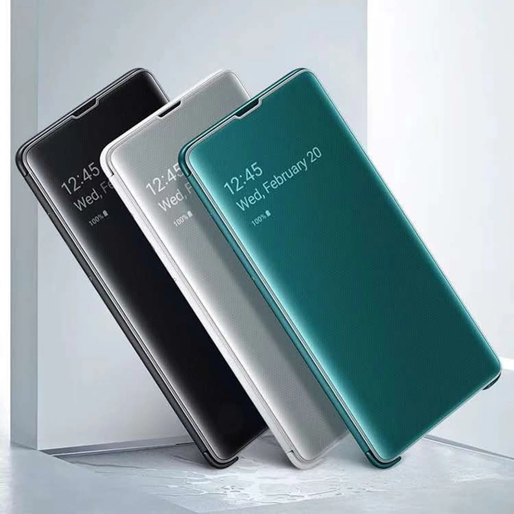 

New arrival Smart mirror flip 360 phone case for Samsung Galaxy S9 S10 Plus clear cover for samsung S10e S10 e smartphone case