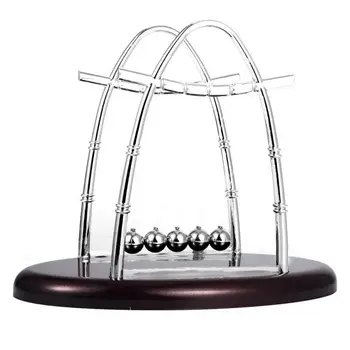 

Physics Science Newton Ball Kids Educational Toy Newton Cradle Ornament Gift Steel Balance Ball Metal Pendulum Ball Desk Decor