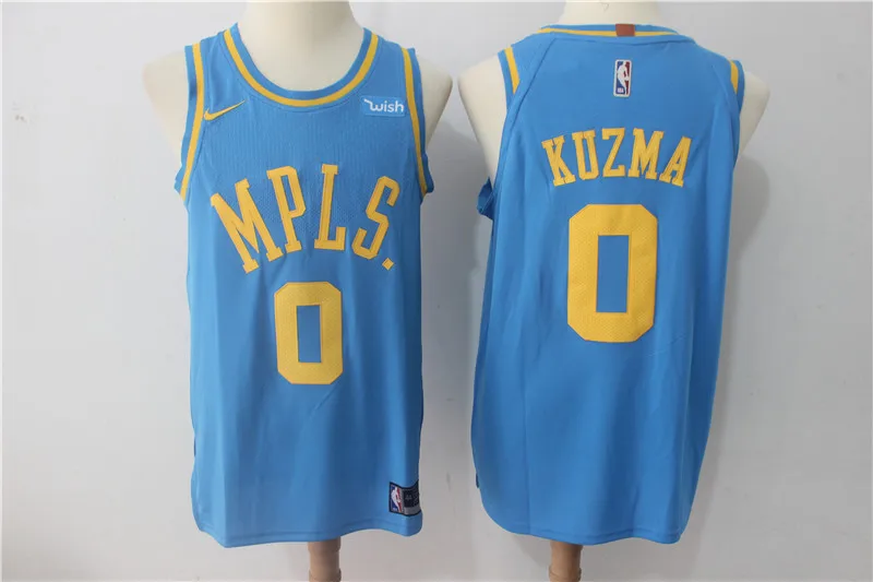 A+++ Качественная мужская одежда для взрослых#0 Kyle Kuzma 2 Lonzo Ball 14 Brandon Ingram Jersey Los Angeles - Цвет: for men