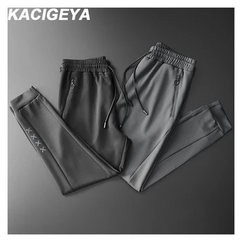 

Men Running Pants Sport Joggers Bodybuilding Gym Comprehensive Training Soccer Trousers 2019 Homme Workout Pants