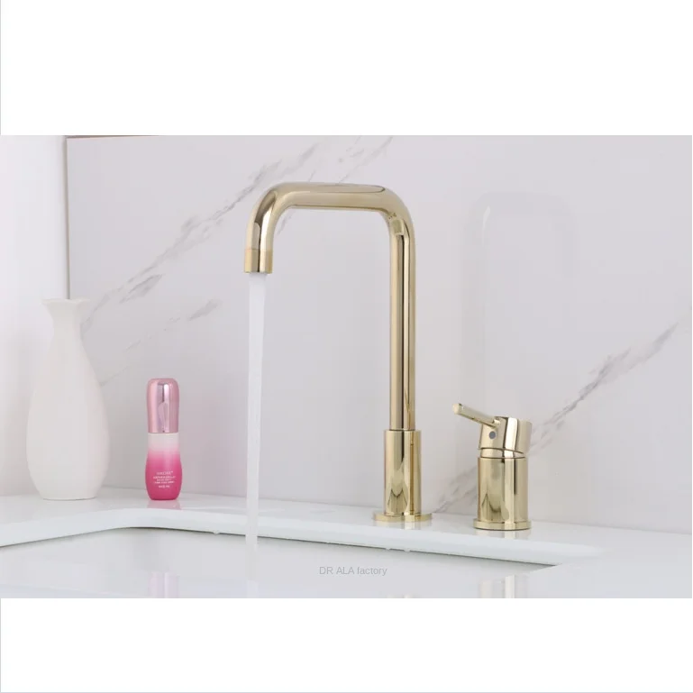

Production Taobao all copper split gold basin faucet