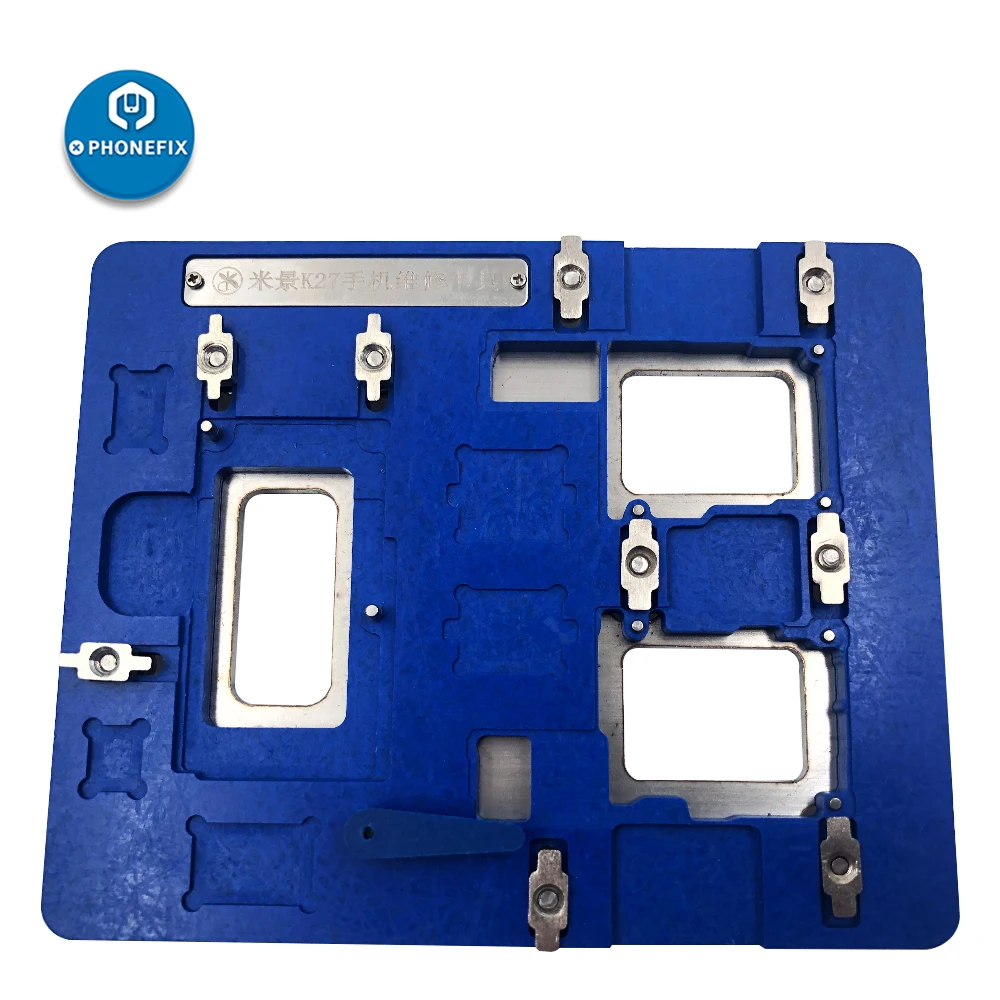 MJ K25 K27 for iPhone Repair PCB Holder Fixture for iPhone 11/11Pro/11Pro Max Motherboard Fixture PCB Holder Soldering Fixture - Цвет: MJ K27