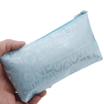 

Women Cosmetic Bag Portable Cute Multifunction Beauty Zipper Travel Letter Makeup Bags Pouch Toiletry Organizer Holder Toiletry