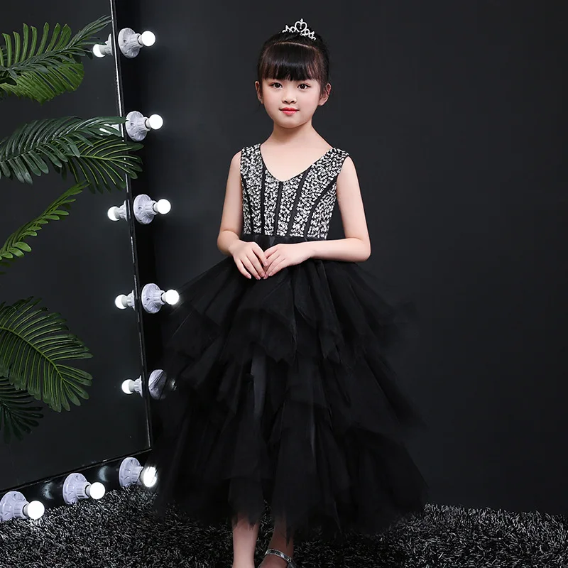 

Summer New Style 2019 Girls Evening Dress Big Boy Wedding Dress Korean-style Puffy Long Skirts CHILDREN'S Costume