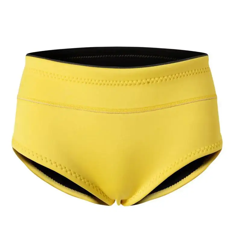 2 мм Неопреновый для дайвинга шорты женские для плавания - Цвет: Золотой