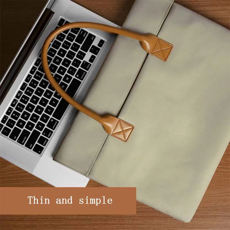 Wool Felt Laptop Bag 13 14 15 15.6 Inch Sleeve Case Women Briefcase With  Silk Scarf For Macbook Microsoft Lenovo Dell Hp Asus - Laptop Bags & Cases  - AliExpress