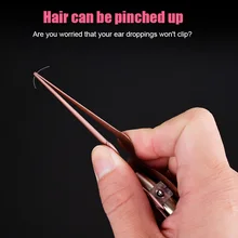 Высококачественный светодиодный светильник для удаления ушей, клипса для чистки носа, пинцет для чистки ушей