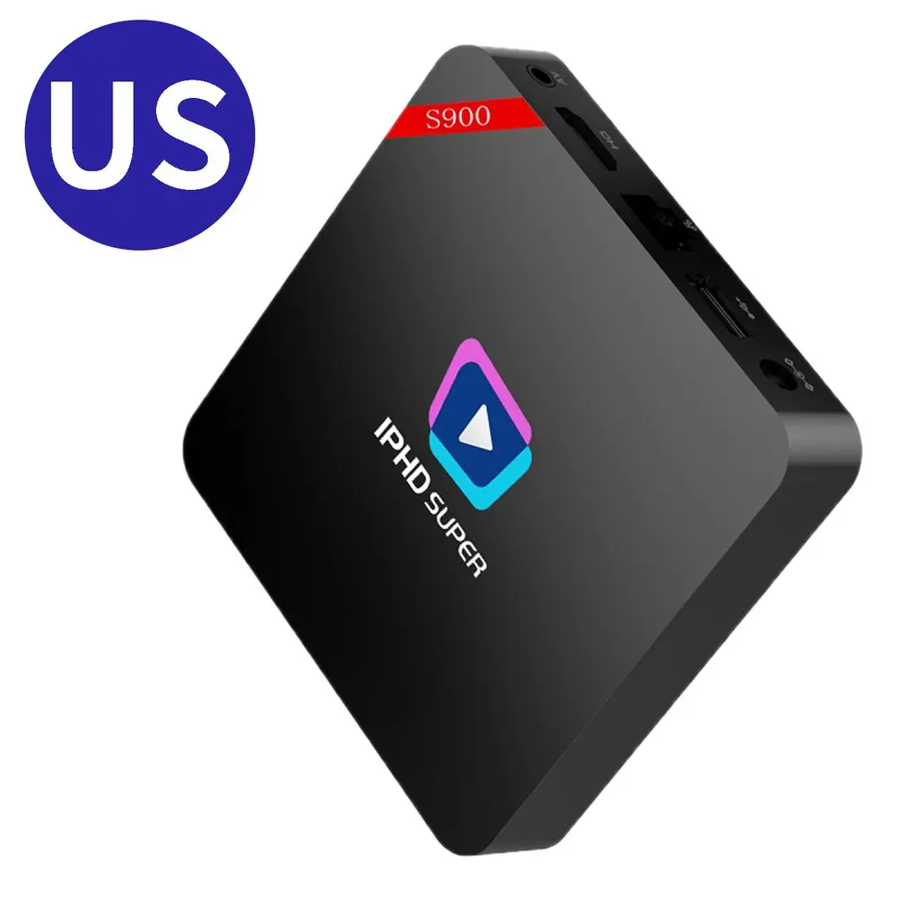 IPTV Middleware Премиум Смарт Декодер Sup порт s Lan порт wifi HD IPTV приставка 2 Гб ram сетевой плеер - Цвет: US