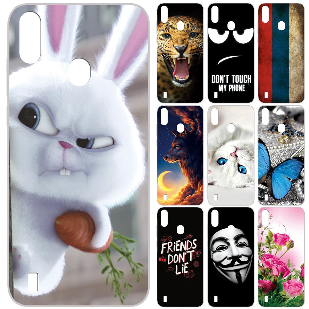 

GUCOON Silicone Cover for Blackview A60 Pro A60pro 6.09inch Case Soft TPU Protective Phone Back Case Cartoon Flowers Bumper S
