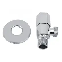 Bathroom Kitchen Water Shut Off Valve Water Teater Toilet Faucet Filling Valve G1/2 Electroplate Filling Valves