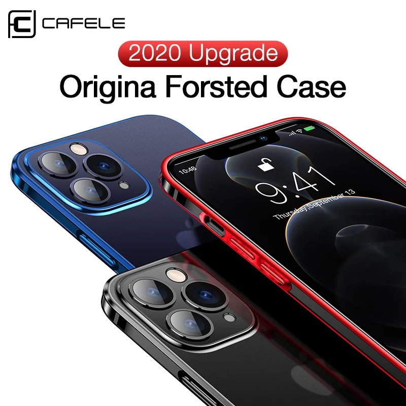 Матовый чехол Cafele для телефона iPhone 12 pro Mini роскошные мягкие силиконовые чехлы Pro Max