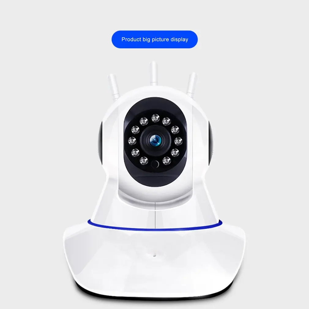 

Wireless Camera Wifi Remote Monitor Mobile Phone Monitoring Intelligent Network Hd Camera 360 Degree Rotation