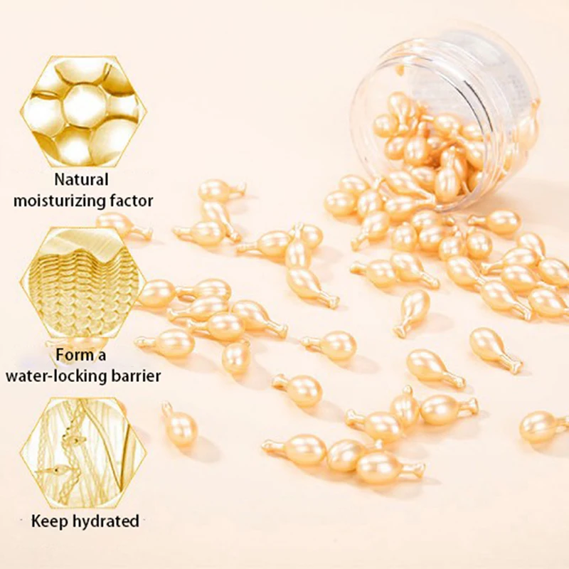 30/60/100Pcs Hyaluronic Acid Capsules Serum Spot Acne Remover Whitening Cream Anti-Wrinkle Ageless Cream Skin Care face cream skin cream