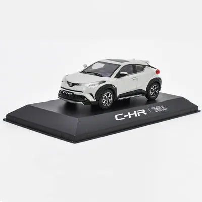 Высококачественная оригинальная модель из сплава 1:43 Toyota C-HR, имитация коллекции подарков, литая металлическая модель автомобиля - Цвет: Белый