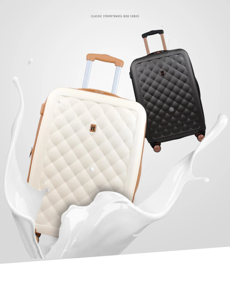 UK модный брендовый костюм чехол ins класса люкс Спиннер ручной клади тележка багаж на ролликах стиль чемодан на колесиках для путешествий Чехол 20/24/28 дюймов