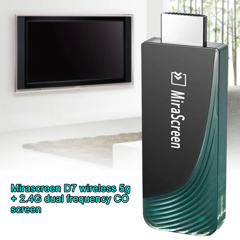 D7 5G+ 2,4G приемник смартфон адаптер Full HD 1080P черный Miracast ноутбуки tv Stick wifi дисплей ключ цинковый сплав планшеты