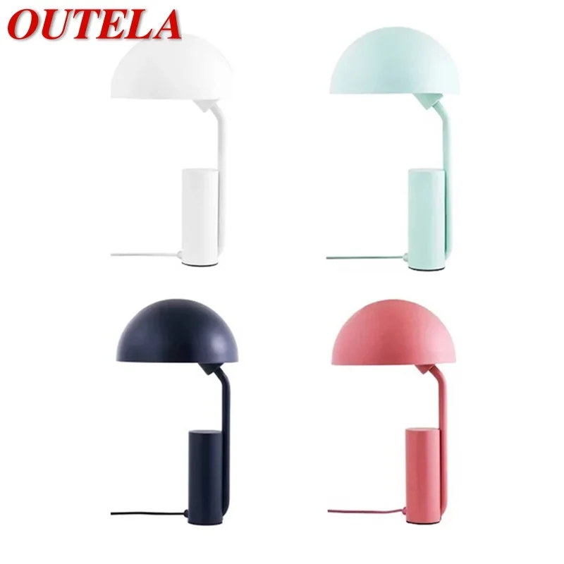 

OUTELA Contemporary LED Lamp Table Cartoon Creative Design Reading Desk Light Home Eye Protection For Children Bedroom Study