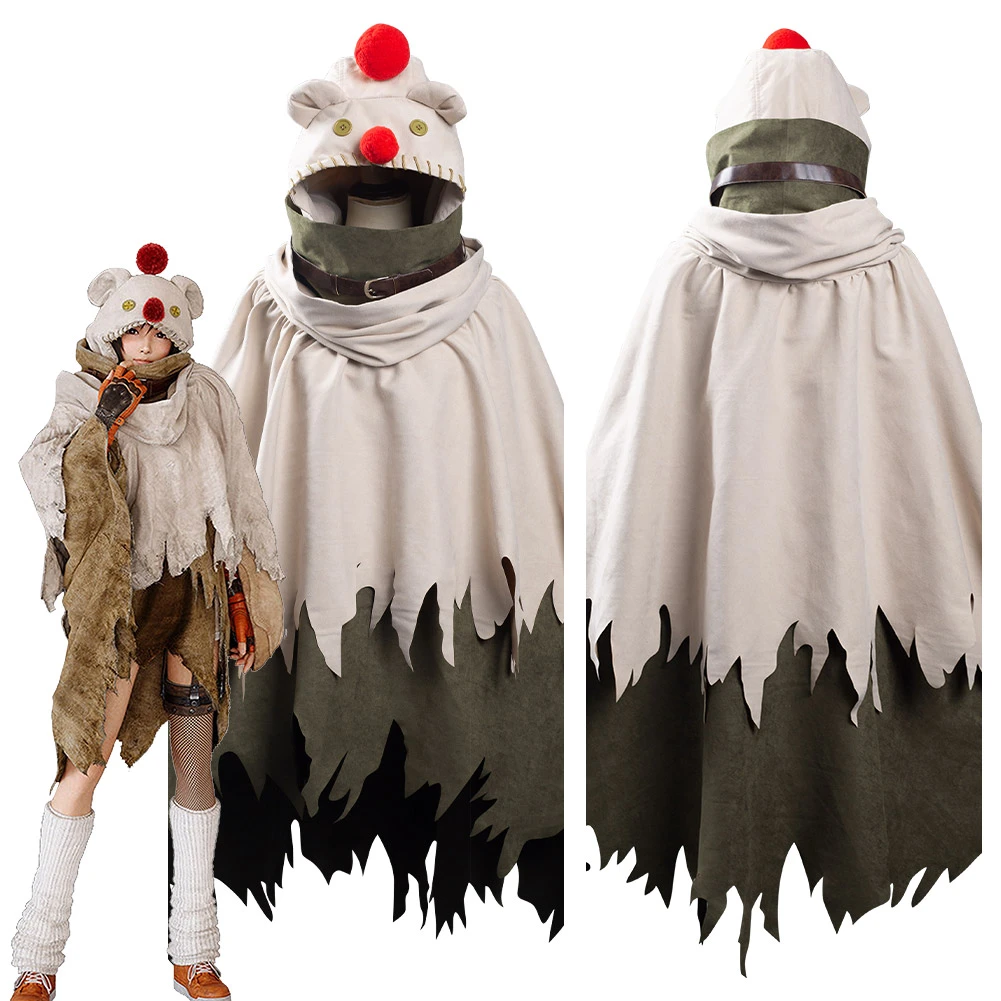 Final Fantasy Vii Remake Intergrade Yuffie Kisaragi Moogle Cape Cosplay Costume Halloween Carnival Suit Anime Costumes Aliexpress