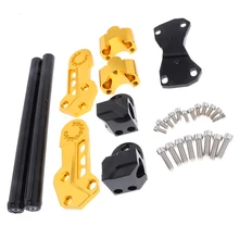 Сплав с ЧПУ, рулевая Ручка Бар Руль, костюм для мотокросса(черный+ золотой