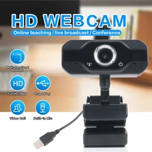 Câmera periférica da web do computador da chamada de vídeo da parte alta do microfone incorporado da webcam completa de hd 1080p usb para o portátil do computador do youtube do computador