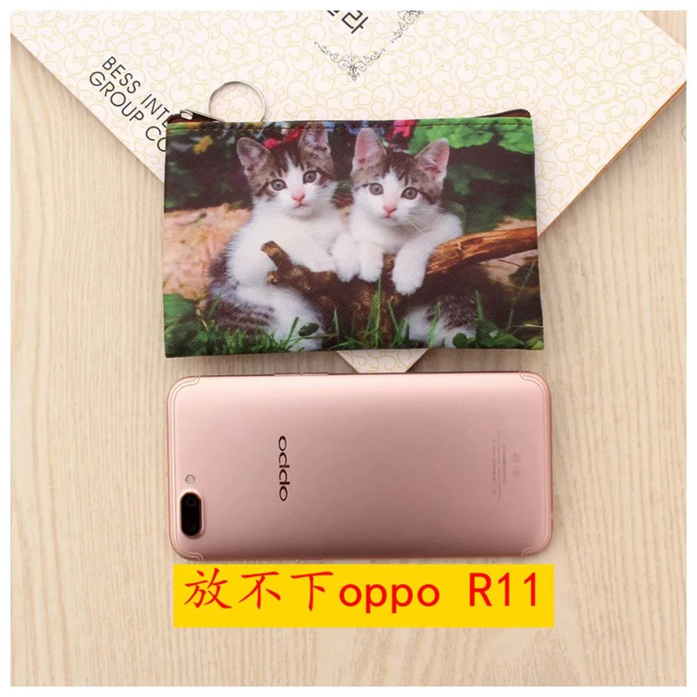 Cute Cat Coin Purse Kids kitty clutch wallet Women mini Wallet zipper cartoon Bag Pouch Holder change purse Female Carteira