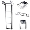 4-Step Stainless Steel Under Platform Slide Mount Boat Boarding Telescoping Ladder Boat Accessories Marine ► Photo 1/6