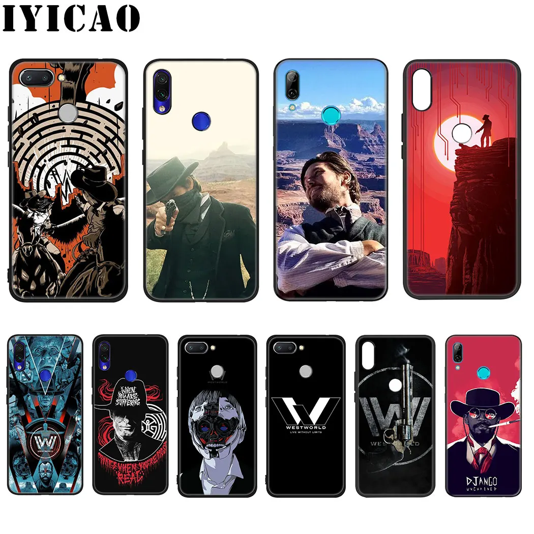 IYICAO американский Телевизор westworld Мягкий силиконовый чехол для Xiaomi Redmi Go S2 K20 6 Pro 8A 7