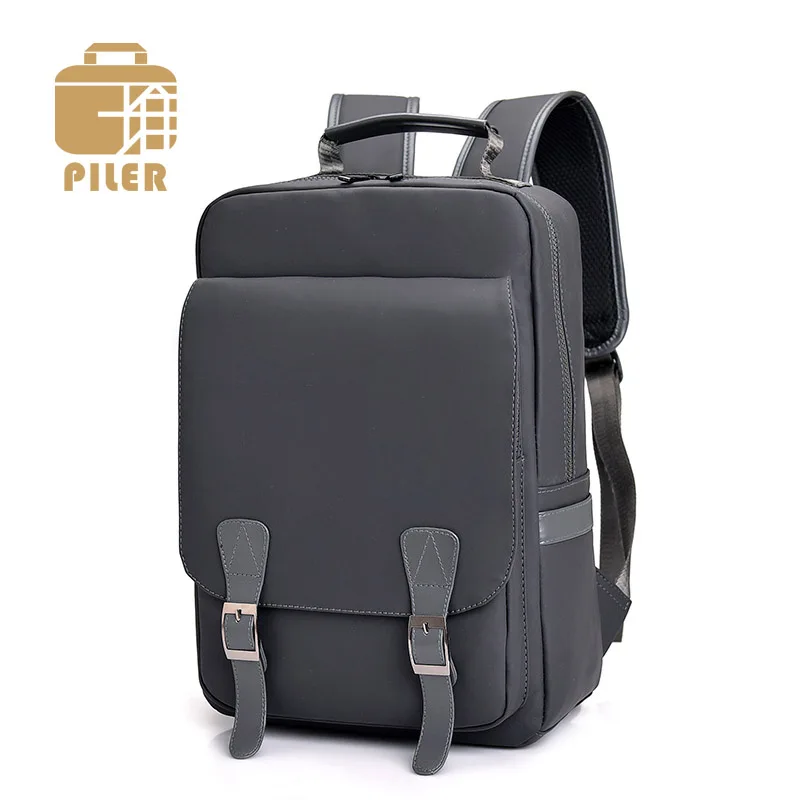 

Piler Men Laptop Backpacks Waterproof Nylon Large Capacity Casual Business Rucksacks Daily Use Male City Backpack Travel Bag