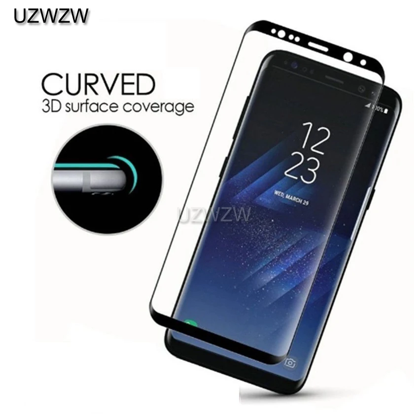 3D изогнутое закаленное стекло для Samsung Galaxy S8 Plus S7 защитное стекло|Защитные стёкла