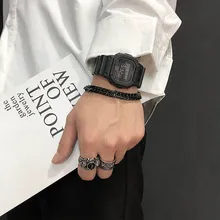 Браслет из нержавеющей стали, мужской браслет, подарки, Мужская кубинская цепочка на руку, мужские аксессуары, Мужская цепочка, пара браслетов, серебро