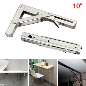 

Folding Collapsible Triangle Shelf Bracket 8/10/12/16 Inch Useful Durable