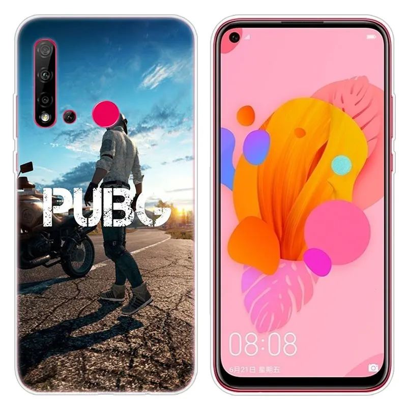 Роскошный силиконовый чехол PUBG game для Huawei NOVA 5 5i Mate 30 Lite Y9 Prime P Smart Z Plus 2019 Honor 8S 8A 9X 20