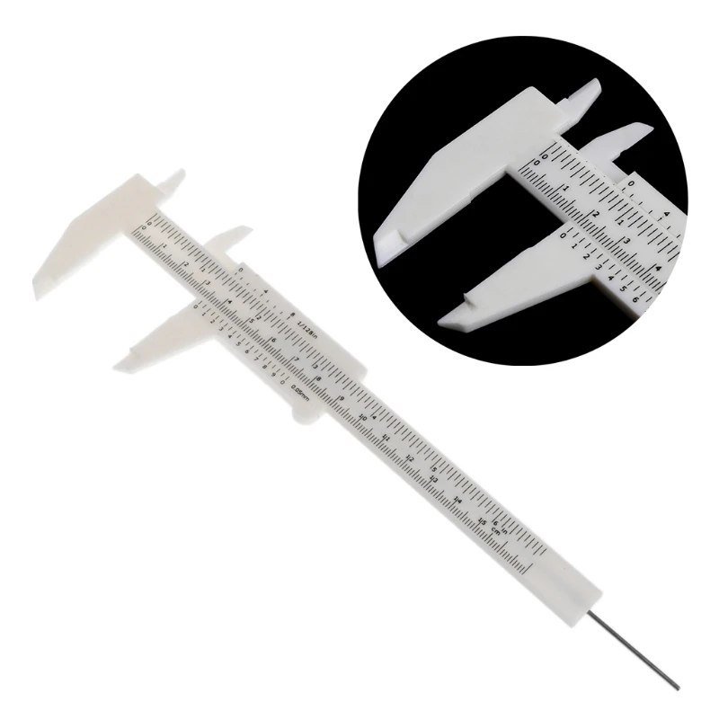 

Double Scale Sliding Gauge Eyebrow Ruler Tattoo Permanent Makeup Caliper Tools