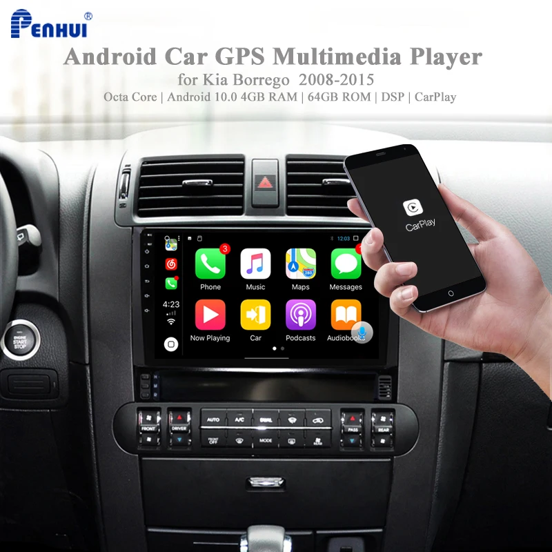 

Car DVD For Kia Borrego (2008-2015) Car Radio Multimedia Video Player Navigation GPS Android10.0 Double Din