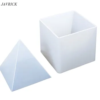 

Transparent Silicone Mold Pyramid Shape Molds DIY Resin Crafts Decorations