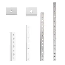 Т-треки из алюминиевого сплава, направляющая для резки клещи, выдвижной стол, пила, калибровочный стержень, подходит для 30/45 типа