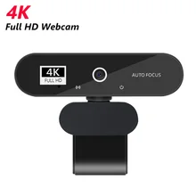 4K 2K 1080P Full HD Webcam USB3.0 Auto Focus Web Camera PC Computer WebCamera for Live Broadcast Video Calling Conference Work