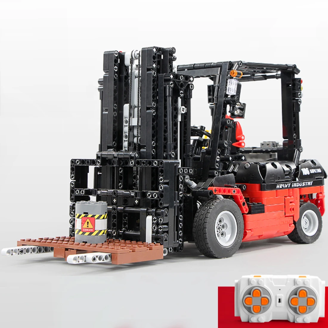 1719+ шт 1:10 2,4G RC Вилка подъемные строительные блоки для грузовиков строительная машина набор для 8+ детей штабелируемые Блоки строительные игрушки