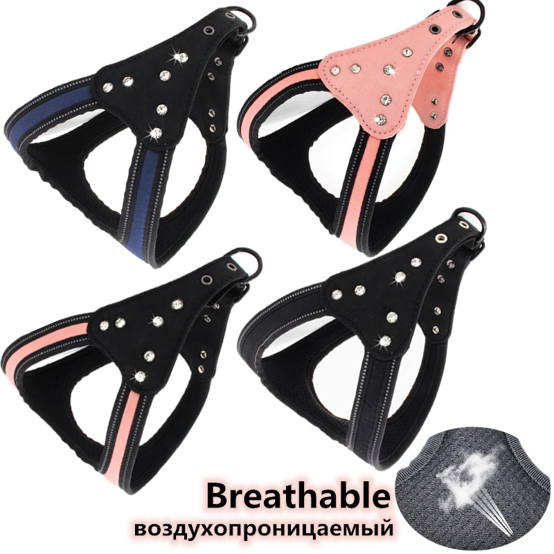 Новый нагрудники для собак поводки жгут поводок с ошейником Обувь дышащей сеткой