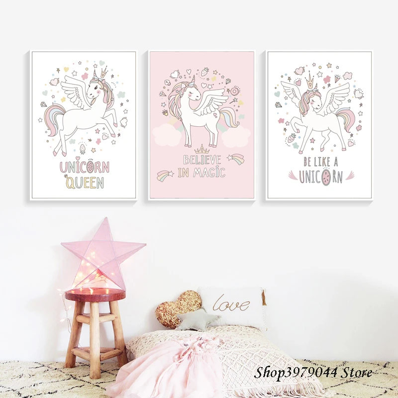 baby girl unicorn room