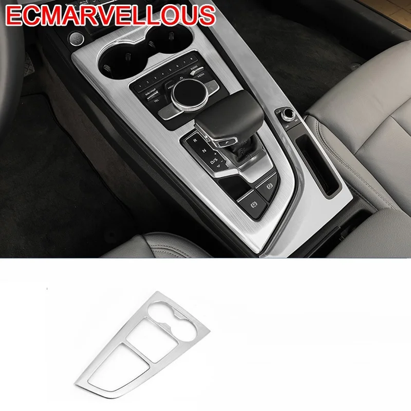 

Auto Control System Gear Panel Automobile Chromium Modified Car Styling Accessory Covers Modification 17 18 19 FOR Audi RS4