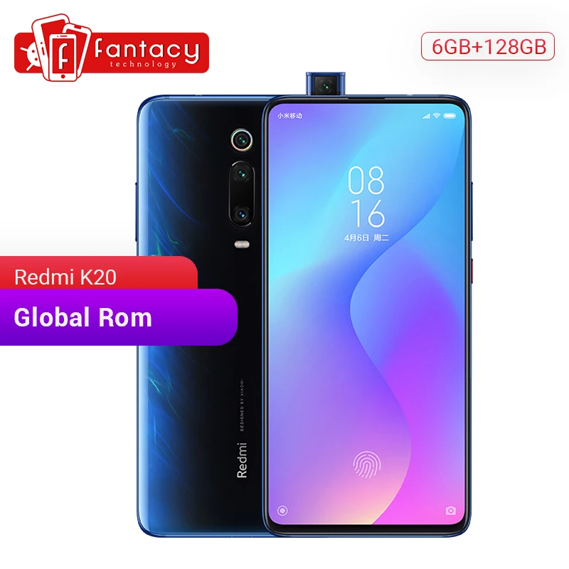 Оригинальный Xiaomi Redmi K20 6GB 128GB Snapdragon 730 Octa Core 6 39 ''AMOLED дисплей 4000mAh 48MP