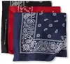 24/pcs Assorted Bandanas 100% Cotton Hip Hop Double Sided Print Paisley Cowboy Bandana Party Square Scarf Headband Handkerchiefs 3