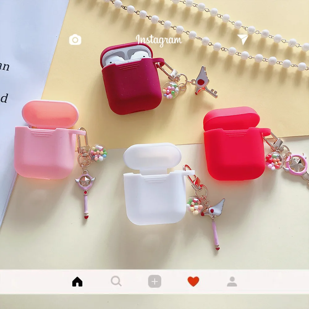 Новый милый аниме Сейлор брелок луна вечная палочка для Apple Airpods беспроводные