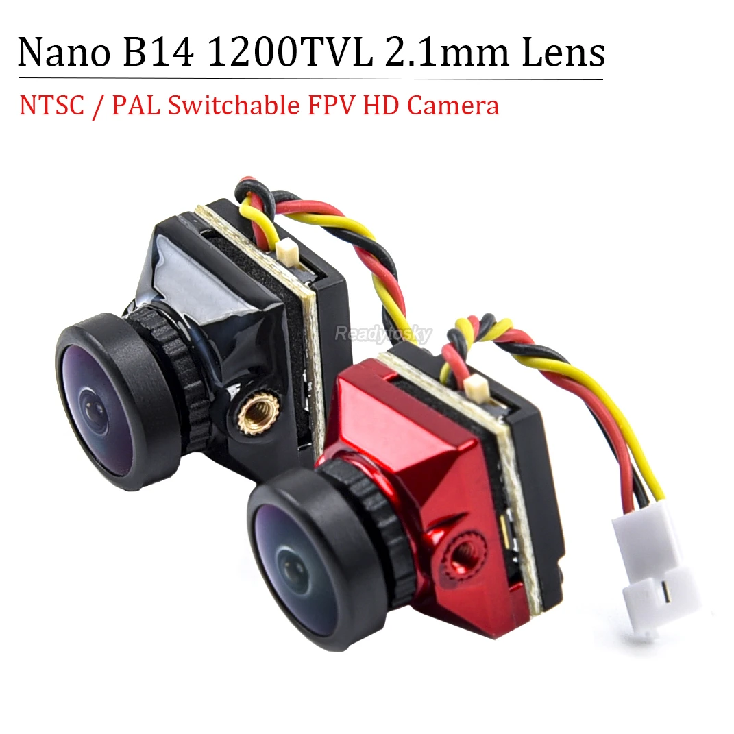 1/2.8 CCD 2000TVL 2.1mm/2.3mm 5MP Mini FPV Camera With OSD Button For Rc Drone Drone Parts